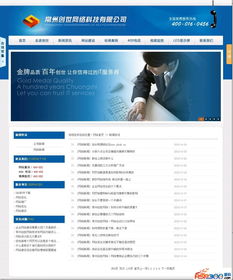 ASP精品 一款藍色漂亮的網絡科技公司源碼，助力技術開發新高度